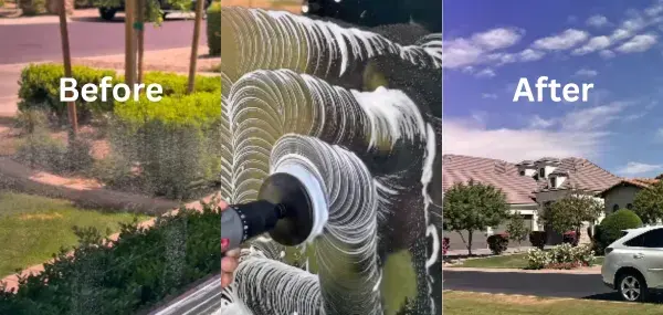 Hard Water Spots Removal San Clemente Job Case Study Photos
