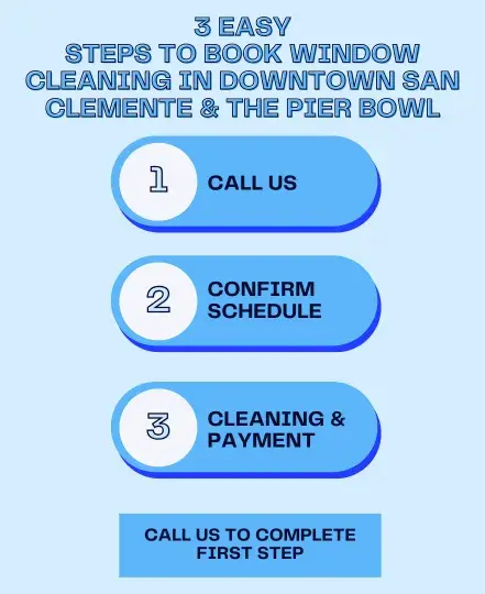 Infographic of Booking Window Cleaning in Downtown San Clemente the Pier Bowl Infographic of Booking Window Cleaning in Downtown San Clemente & the Pier Bowl