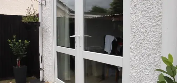 Step 4 of our Window Cleaning San Clemente process