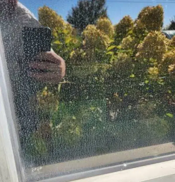Hard Water Stains on Window